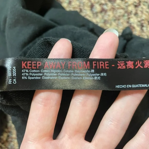 NWOT Free People Movement Black Sunny Drawstring Jogger Sweatpants, Size XS - Picture 7 of 7